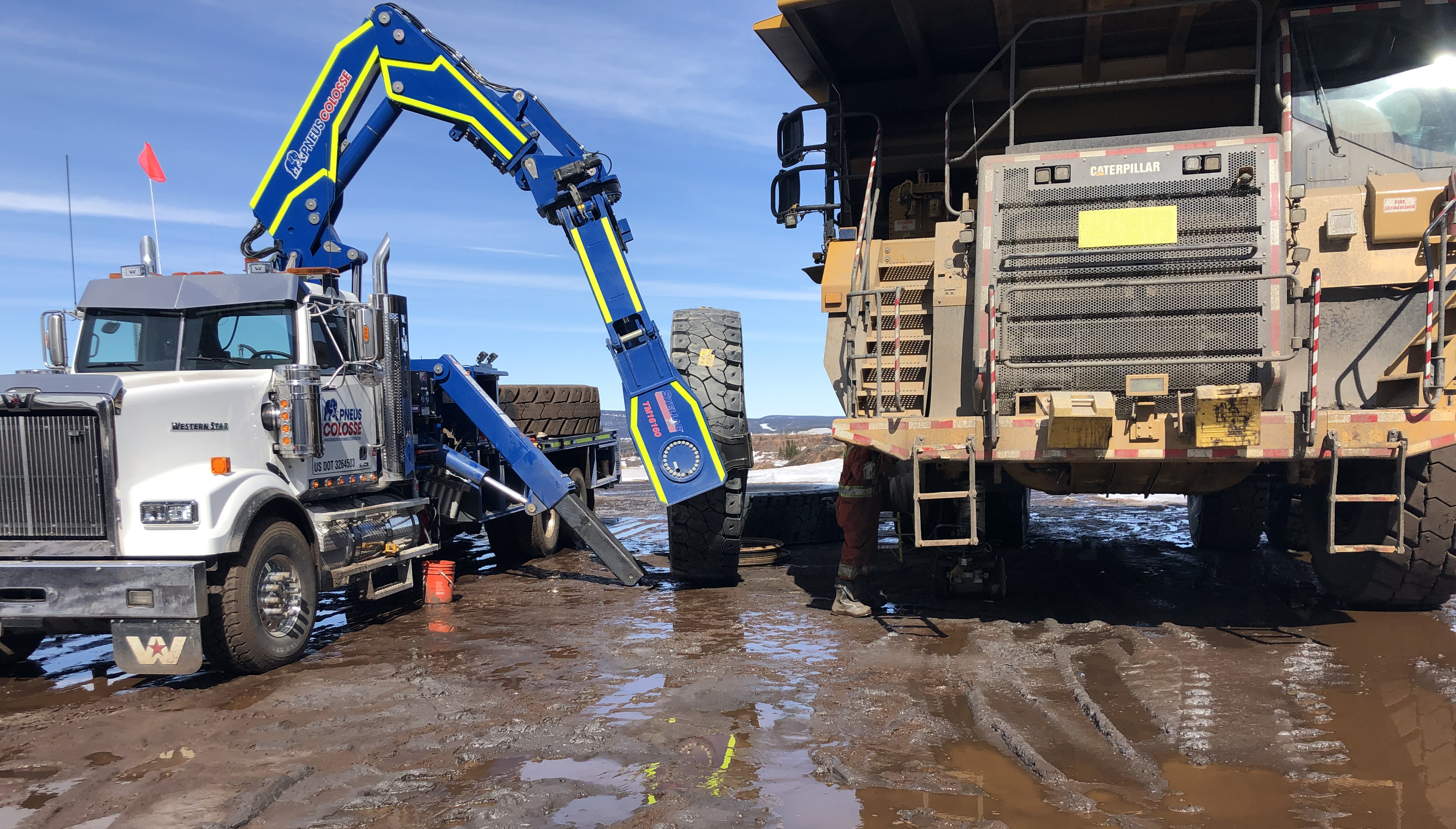 Camions de service pour pneus