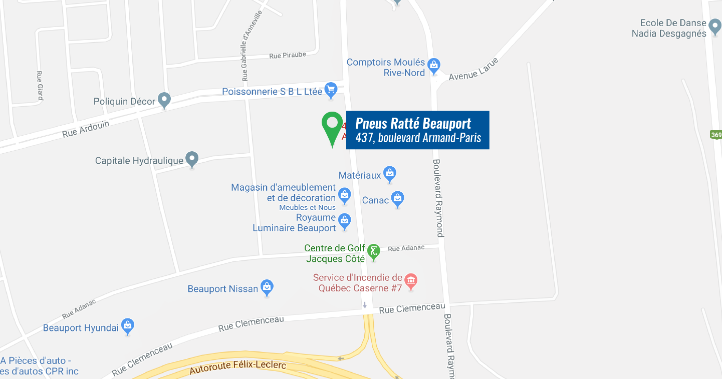 carte pneus ratté beauport
